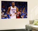 Oklahoma City, OK - June 12: Kevin Durant and LeBron James Reproduction murale géante par Ronald Martinez