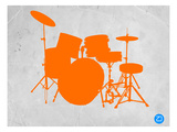 Orange Drum Set Posters par  NaxArt
