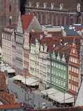 Old Town View from Marlii Magdaleny Church, Wroclaw, Silesia, Poland, Europe Photographic Print by Frank Fell