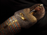 The Coffin of King Tut's Father, Akhenaten, Found in Tomb KV55 Photographic Print by Kenneth Garrett