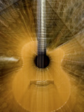Long Zoom Exposure of a Guitar Photographic Print by Amy & Al White & Petteway