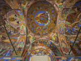 Arcade Murals Depicting Religious Figures and Scenes, Church of the Nativity, Rila Monastery, UNESC Photographic Print by Dallas & John Heaton