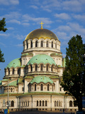 Aleksandur Nevski Memorial Church, Ploshtad Aleksandur Nevski Place, Boulevard Moskovska Oborishte, Photographic Print by Dallas & John Heaton