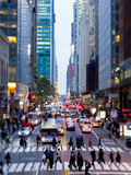 42nd Street in Mid Town Manhattan, New York City, New York, United States of America, North America Photographie par Gavin Hellier