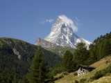 The Matterhorn Near Zermatt, Valais, Swiss Alps, Switzerland, Europe Photographic Print by Hans-Peter Merten