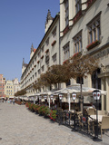 Market Square and Cafe, Old Town, Wroclaw, Silesia, Poland, Europe Photographic Print by Frank Fell