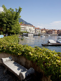 Town and Lakeside, Menaggio, Lake Como, Lombardy, Italian Lakes, Italy, Europe Photographic Print by Frank Fell