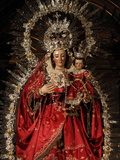 Virgin and Child Sculpture in Seville Cathedral, Seville, Andalucia, Spain, Europe Photographic Print by  Godong