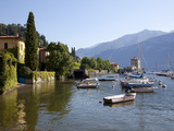 Boat Harbour and Lake Como, Bellagio, Lombardy, Italian Lakes, Italy, Europe Photographic Print by Frank Fell