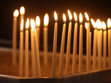 Candles, Armenian Patriarchate Church, Istanbul, Turkey, Europe Photographic Print by  Godong