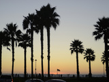 Sunset at Hermosa Beach, Los Angeles County, California, United States of America, North America Photographic Print by Aaron McCoy