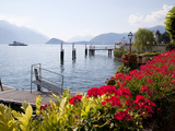 Town and Lakeside, Menaggio, Lake Como, Lombardy, Italian Lakes, Italy, Europe Photographic Print by Frank Fell