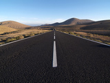 Road Near La Pared, Fuerteventura, Canary Islands, Spain, Europe Photographie par Hans-Peter Merten