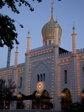 Pavilion at Dusk, Tivoli Gardens, Copenhagen, Denmark, Scandinavia, Europe Photographic Print by Frank Fell