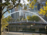 Southgate Footbridge over Yarra River, Melbourne, Victoria, Australia, Pacific Photographic Print by Nick Servian