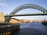 Tyne Bridge from the Swing Bridge, Newcastle Upon Tyne, Tyne and Wear, England, United Kingdom, Eur Photographic Print by Mark Sunderland