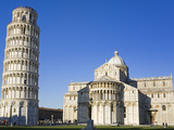 Leaning Tower and Duomo, Pisa, UNESCO World Heritage Site, Tuscany, Italy, Europe Photographic Print by Richard Cummins