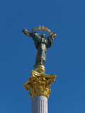 The Independence Monument, Independence Square, Kiev, Ukraine, Europe Photographic Print by Graham Lawrence