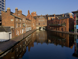Canal Area, Birmingham, Midlands, England, United Kingdom, Europe Fotografie-Druck von Charles Bowman