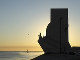 Sundown at the Monument to the Discoveries (Padrao Dos Descobrimentos) by the River Tagus (Rio Tejo Photographic Print by Stuart Forster