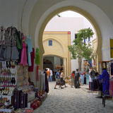 Souvenir Stalls Inside Shopping and Restaurant Complex, the Medina, Yasmine Hammamet, Cap Bon, Tuni Photographic Print by Stuart Black