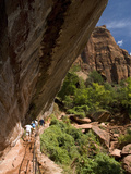 Lower Emerald Pool, Zion National Park, Utah, United States of America, North America Photographic Print by Richard Maschmeyer