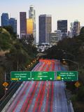 Pasadena Freeway (Ca Highway 110) Leading to Downtown Los Angeles, California, United States of Ame Photographie par Gavin Hellier