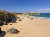 Newquay Beach in Summer, Cornwall, England, United Kingdom, Europe Photographic Print by Neale Clark