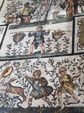 Roman Mosaic at Villa Romana Del Casale, UNESCO World Heritage Site, Piazza Armerina, Sicily, Italy Photographic Print by Stuart Black