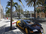 Luxury Car Parked on Rodeo Drive, Beverly Hills, Los Angeles, California, United States of America, Photographic Print by Gavin Hellier