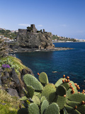The Castle and Coastline, Aci Castello, Sicily, Italy, Mediterranean, Europe Fotografisk tryk af Stuart Black The Castle and Coastline, Aci Castello, Sicily, Italy, Mediterranean, Europe Fotografisk tryk af Stuart Black