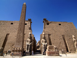 Luxor Temple, Luxor, Thebes, UNESCO World Heritage Site, Egypt, North Africa, Africa Photographic Print by Hans-Peter Merten