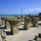 Ruins of Ancient Roman Baths, Antonine Baths, Carthage, UNESCO World Heritage Site, Tunis, Tunisia, Photographic Print by Stuart Black