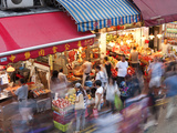Busy Market Street, Wan Chai, Central District, Hong Kong Island, Hong Kong, China, Asia Photographic Print by Gavin Hellier
