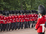 Scots Guards Marching Along the Mall, Trooping the Colour, London, England, United Kingdom, Europe Photographie par Stuart Black