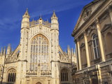 Bath Abbey and Roman Baths, Bath, UNESCO World Heritage Site, Somerset, England, United Kingdom, Eu Photographic Print by Marco Simoni
