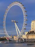 The Millennium Wheel (London Eye) with the River Thames in the Foreground, London, England, United  Photographic Print by Marco Simoni
