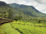 The Scenic Train Ride Through the Central Highlands, with its Mountains and Tea Plantations, Near N Photographic Print by Rob Francis