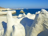 Sarakiniko Lunar Landscape, Sarakiniko Beach, Milos, Cyclades Islands, Greek Islands, Aegean Sea, G Photographie par  Tuul