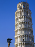 Leaning Tower and Statue of Romulus and Remus, Pisa, UNESCO World Heritage Site, Tuscany, Italy, Eu Photographic Print by Richard Cummins