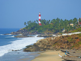 Vizhinjam, Fishing Harbour Near Kovalam and Kovalam Lighthouse, Kerala, India, Asia Photographic Print by  Tuul