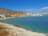 Karavostasis Village and Principal Port, Folegandros, Cyclades Islands, Greek Islands, Aegean Sea,  Photographic Print by  Tuul