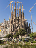 La Sagrada Familia by Antoni Gaudi, UNESCO World Heritage Site, Barcelona, Catalonia, Spain, Europe Photographic Print by Sergio Pitamitz