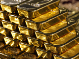 Gold Ingots, Frankfurt, Germany, Europe Photographic Print by Hans-Peter Merten