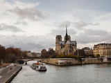 Notre Dame Cathedral on the Ile De La Cite, Paris, France, Europe Photographic Print by Julian Elliott