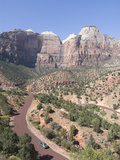 View from the Zion to Mount Carmel Highway, Zion National Park, Utah, United States of America, Nor Photographic Print by Richard Maschmeyer