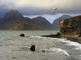 View to Cuillin Hills from Elgol Harbour, Isle of Skye, Inner Hebrides, Scotland, United Kingdom, E Photographic Print by Peter Richardson