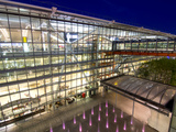Heathrow Airport Terminal 5 Building at Dusk, London, England, United Kingdom, Europe Photographic Print by Charles Bowman