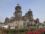 Metropolitan Cathedral, the Largest Church in Latin America, Zocalo, Plaza De La Constitucion, Mexi Photographic Print by Wendy Connett