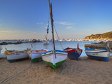 Fishing Boats at Dawn, Calella De Palafrugell, Costa Brava, Catalonia, Spain, Mediterranean, Europe Lámina fotográfica por Stuart Black
